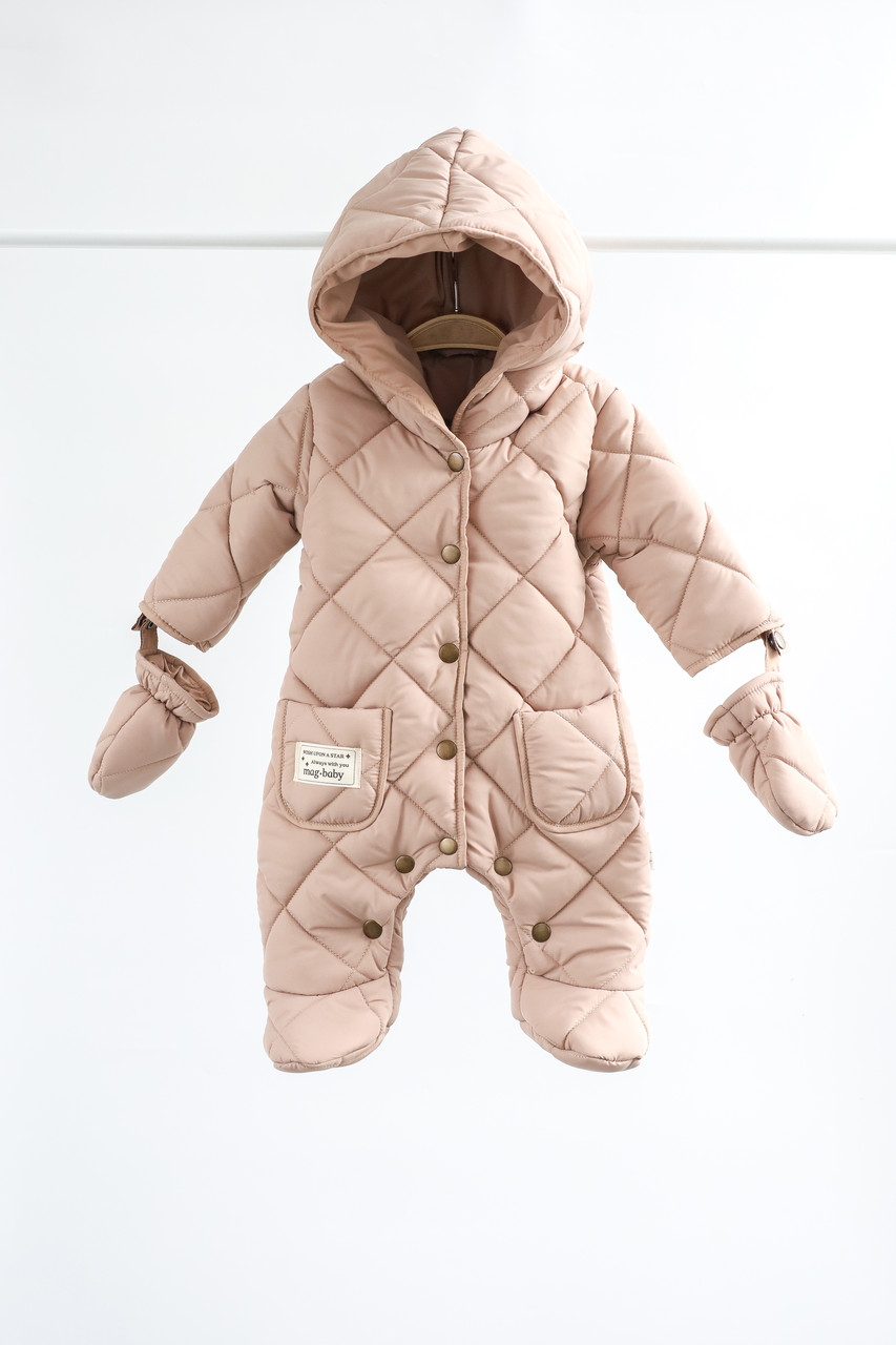 Стьобаний комбінезон "Rum", Мокко, фото 1