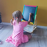 Дошка двостороння дерев'яна для малювання Kruzzel 23546, фото 8