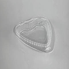 Блістерна упаковка у формі сердця, контейнер кондитерський (1/уп/50шт)
