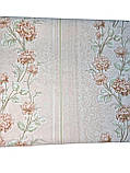 Шпалери вінілові флізелінові 10.05×1.06 м Слов’янські 33686-02, пісочні з квітами в спальню, коридор, зал, вітальню,кімнату, фото 5