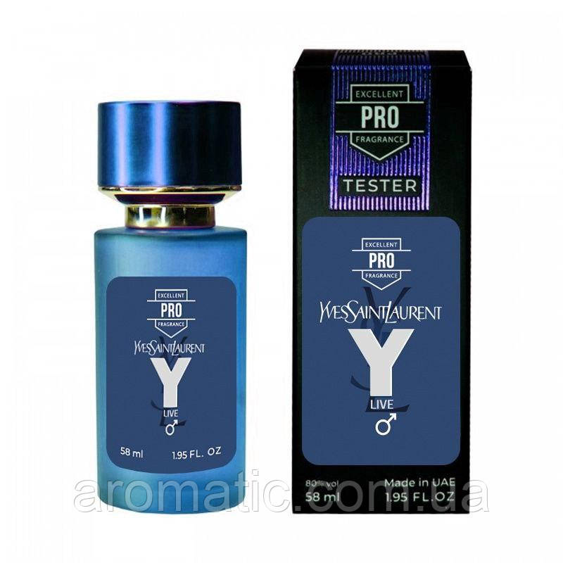 Yves Saint Laurent Y Live TESTER PRO чоловічий 58 мл, фото 1