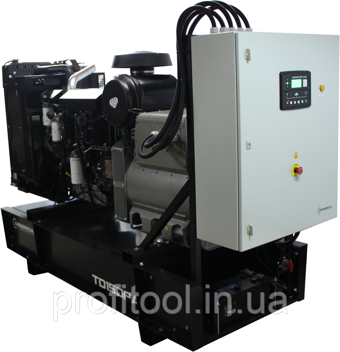 Електростанція дизельна GENERGA TD150PA у відкритому виконанні (TD150PA)