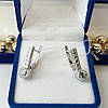 Сережки в білому золоті, фото 3