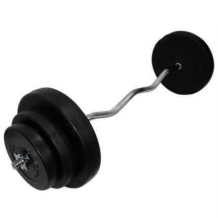 Штанга W-подібна композитна набірна в пластиковій оболонці Newt Rock Pro 40 кг гриф 120 см Ø25 мм, фото 2