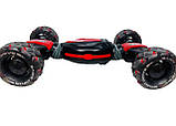 Машинка перевертиш на радіокеруванні Трюковий всюдихід з керуванням жестами підсвічуванням та мелодіями, фото 6