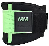 Пояс компресійний MadMax MFA-277 Slimming belt Black/neon green L, фото 3