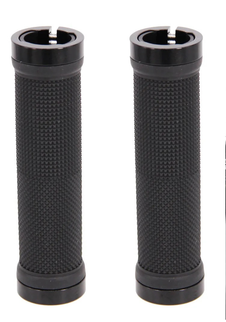 Гріпси Green Cycle GGR-424 130mm чорні з двома чорними замками