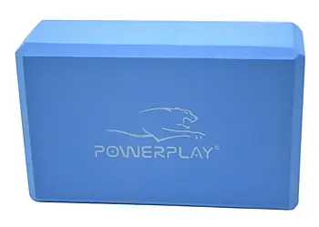 Блоки для йоги 2 шт. PowerPlay 4006 Yoga Brick EVA Сині (пара)