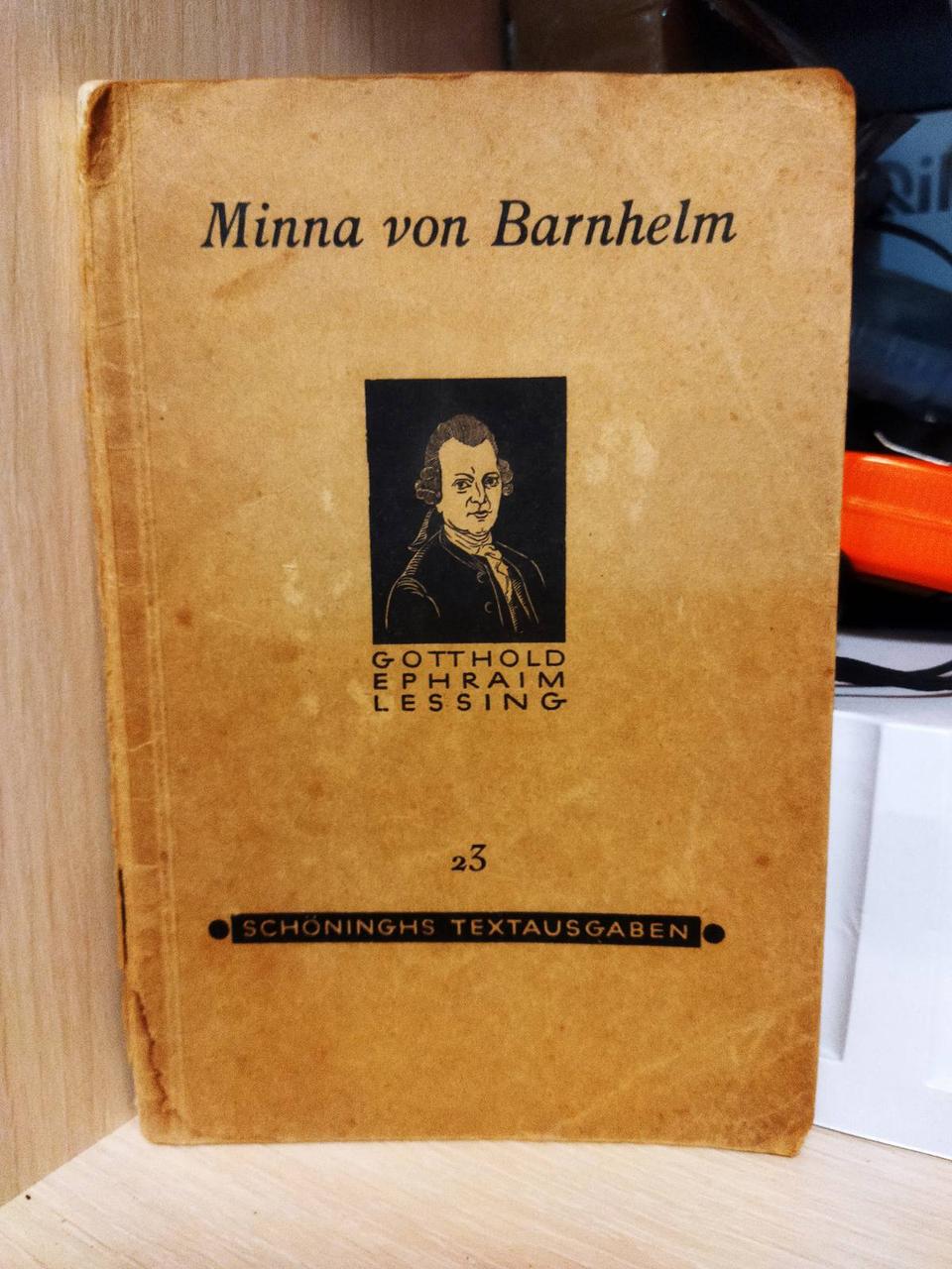 Minna von Barnhelm Lessing Gotthold Ephraim Мінна фон Барнгельм Лессінг Готхольд Ефраїм 1937 рік