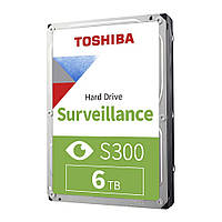 Жорсткий диск 6TB TOSHIBA S300 HDWT860UZSVA для відеоспостереження