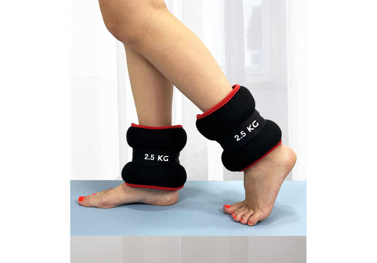 Обтяжувачі для ніг та рук по 2,5 кг (пара) з металом EasyFit Comfort