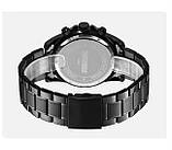 Skmei 9250BKBK Black-Black Чоловічий годинник з хронографом та індикацією дати, фото 6