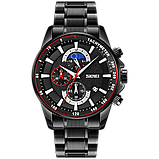 Skmei 9250BKBK Black-Black Чоловічий годинник з хронографом та індикацією дати, фото 10