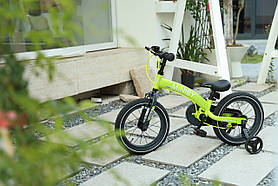 Велосипед - біговел 14 дюймів Miniby 3в1 Qplay, Green