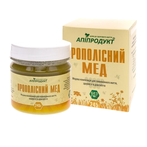 Прополісний мед Апіпродукт 245 г