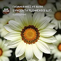 Газанія Кісс F1 біла Syngenta Flowers - (5 шт zip-пакет)