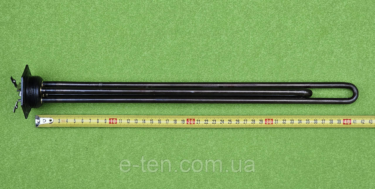 Тен "подвійний" для масляного обігрівача 2500W / 220V / L=410мм на різьбі 1¼" (дюйм з чвертю або 42мм)