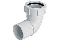 Коліно 90° з гайкою d50 50C-WH McAlpine