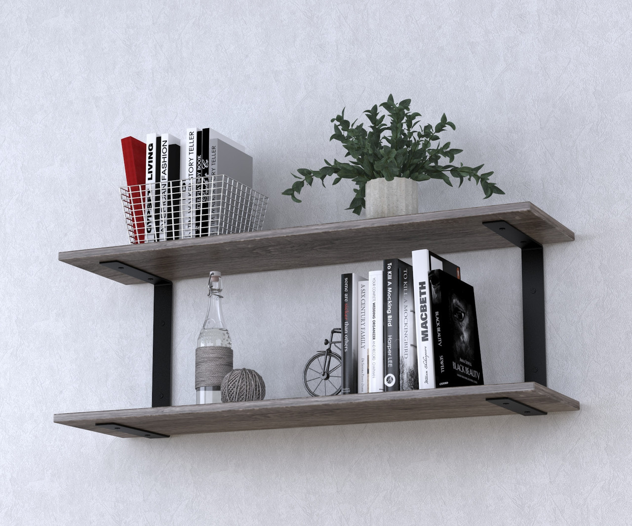Полиця PL-C-18 Loft Design Дуб Палина 92 см