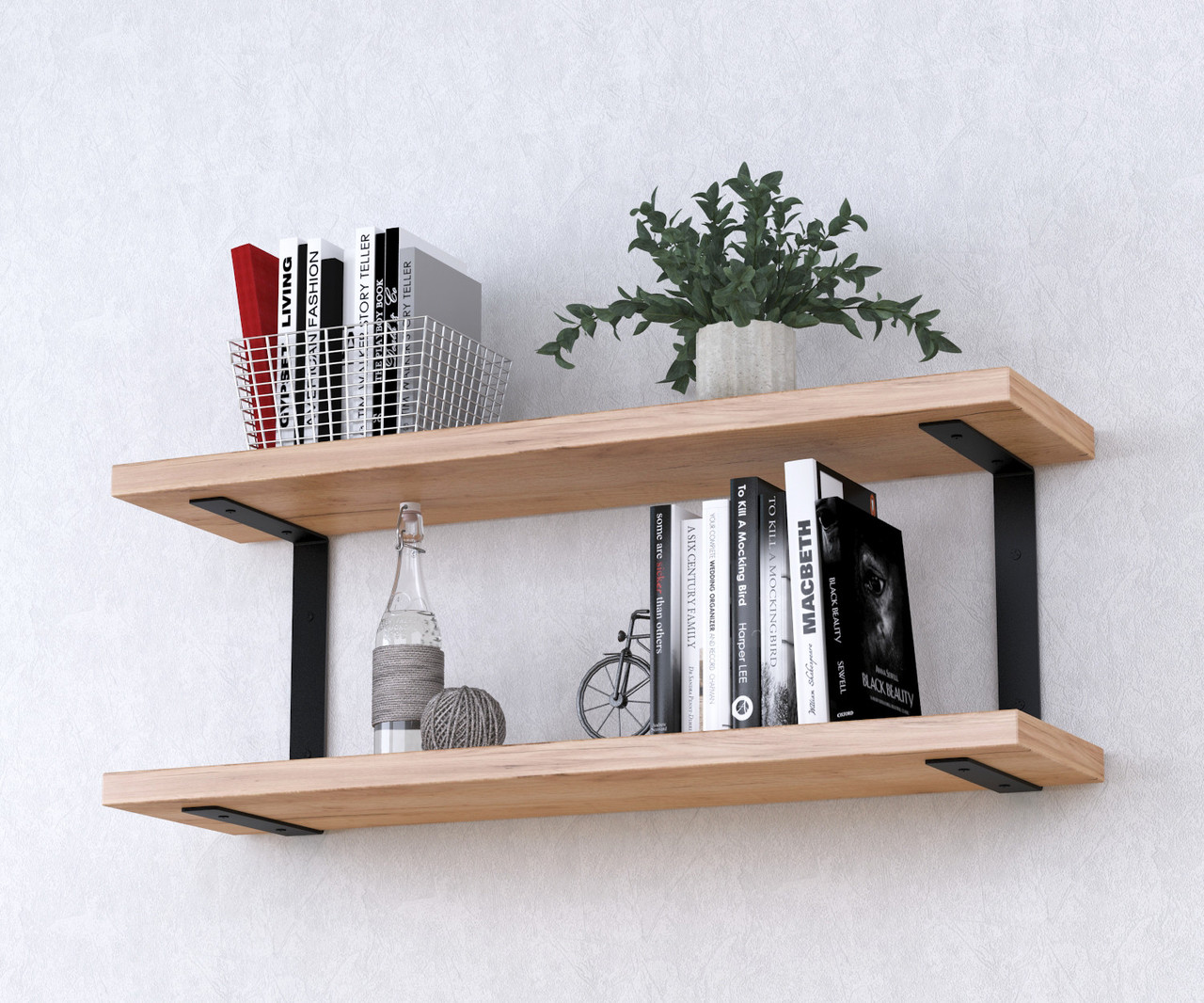 Полиця PL-C-36 Loft Design Дуб Крафт золотий 92 см