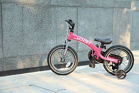 Велосипед - біговел 14 дюймів Miniby 3в1 Qplay, Pink