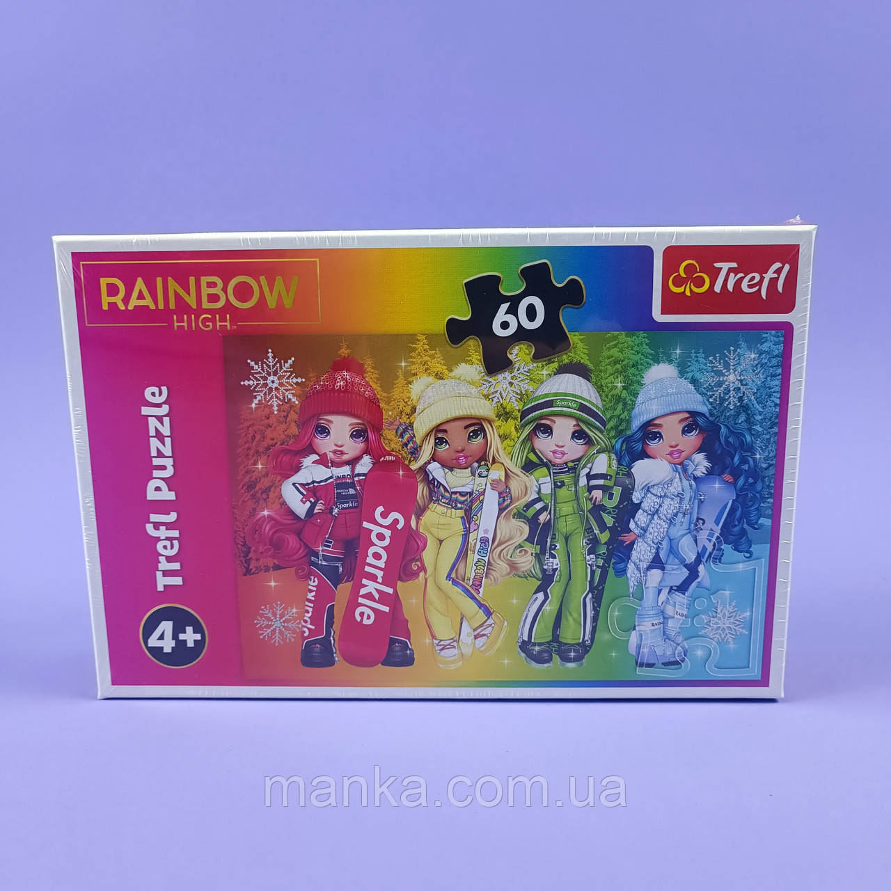 Пазли - 60 елм. - 17380 "MGA Rainbow High", Trefl
