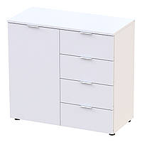 Комод Doros Рон 1 1 фасад 4 шухляди Білий 80х38х81 (41516005)