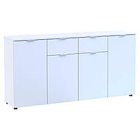 Комод Doros Рон 7 Білий 4 фасади 2 шухляди 160х38х81 (44900222)