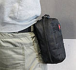 Підсумок аптечка моллі MOLLE чорна, фото 4