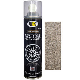 Автоемаль спрей для дисків сріблясто-бежевий металік Bosny M001 Spray Metal Alloy Paint 300мл