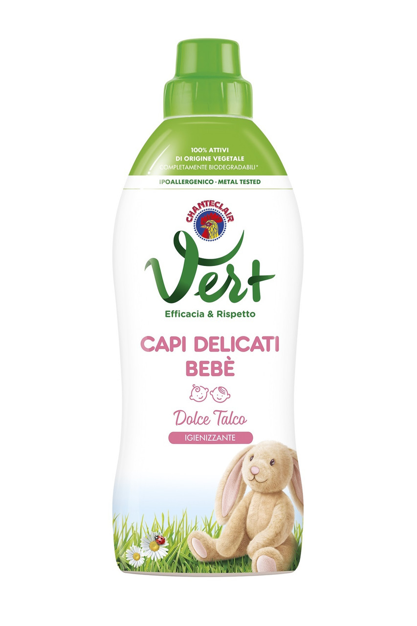 Засіб для прання дитячих речей Шантаклер Vert Bebe дитячих речей Capi Delicati 750мл 25 прань