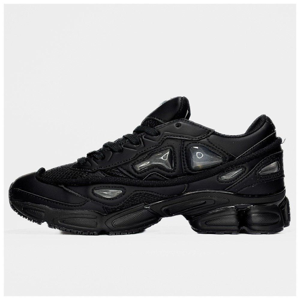 Чоловічі кросівки Adidas x Raf Simons Ozweego 3 Black, чорні адідас раф сімонс озвіго III