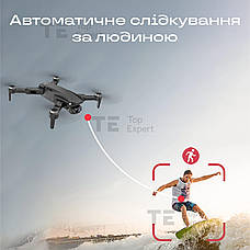 Професійний дрон L900 на пульті управління квадрокоптер на радіокеруванні з подвійною камерою - Сірий, фото 4