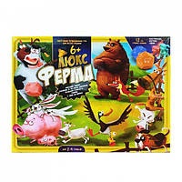 Гра велика настільна "Ферма ЛЮКС" укр., G-FL-UA-01-02, Danko toys