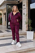 Шикарний жіночий костюм, тканина "Велюр" 52, 54, 56, 58 розмір 52, фото 3