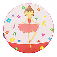 Дерев'яна іграшка Бубен MD 0367 15 см  Балерина