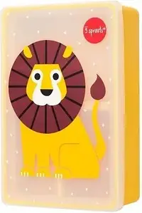 Ланчбокс 3 Sprouts Lunchbox Premium Silikon Lew Yellow