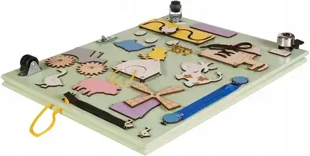 Іграшка 3Toysm Tablica Manipulacyjna Farma Sensoryczna Montessori, фото 3