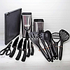 Набір кухонного приладдя з ножами на підставці Edenberg EB-3615, фото 2
