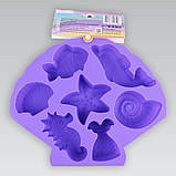 Силіконова форма для випічки ”Морське життя” Maestro MR-1055 - MegaLavka, фото 3