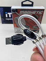 USB Cable MOXOM Type-C (MX-CB46) Magnetic clips (білий), фото 6
