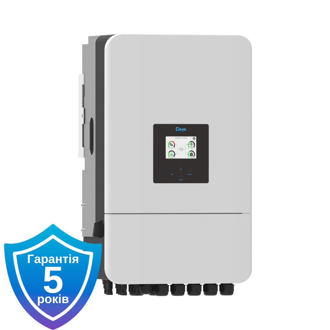 Гібридний інвертор DEYE SUN-15K-SG05LP3-EU-SM2 15 кВт 48V 2 MPPT Wi-Fi 220/380V Трифазний