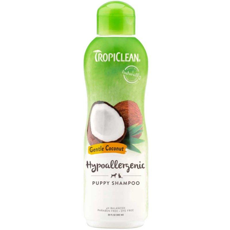 Шампунь для кошенят та цуценят TropiClean «Gentle Coconut Hypoallergenic» (Кокос) 355 мл (для догляду за шкірою)