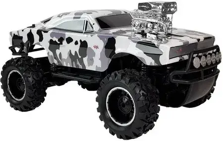 Іграшка на пульті керування LeanToys Auto Terenowe Zdalnie Sterowane 2.4G 4x4 Biało Black Moro, фото 5