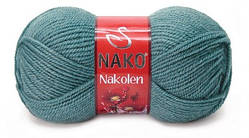 Nako NAKOLEN (Наколен) № 2978 джинс блакитний (Вовняна пряжа з акрилом, нитки для в'язання)