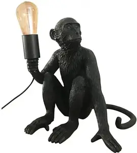 Настільна лампа Abruzzo Monkey Stołowa Black (Abrkard4C)