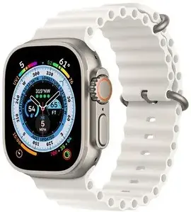 Ремінець для розумного годинника Przedłużka APPLE do paska Ocean (44/45/49mm) White