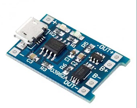 Модуль заряду TP4056 Micro USB плата захисту для літій іонних акумуляторів 3.7 В 10 шт.