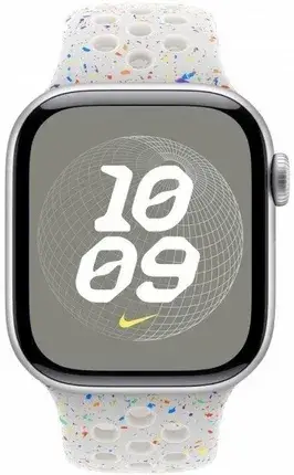 Ремінець для розумного годинника Apple Pasek Sportowy Nike W Kolorze Czystej Platyny Do Koperty 40 Mm Rozmiar S M, фото 3