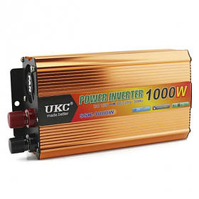 Перетворювач 12V 220V інвертор автомобільний для заряджання ноутбука телефона техніки 1000W